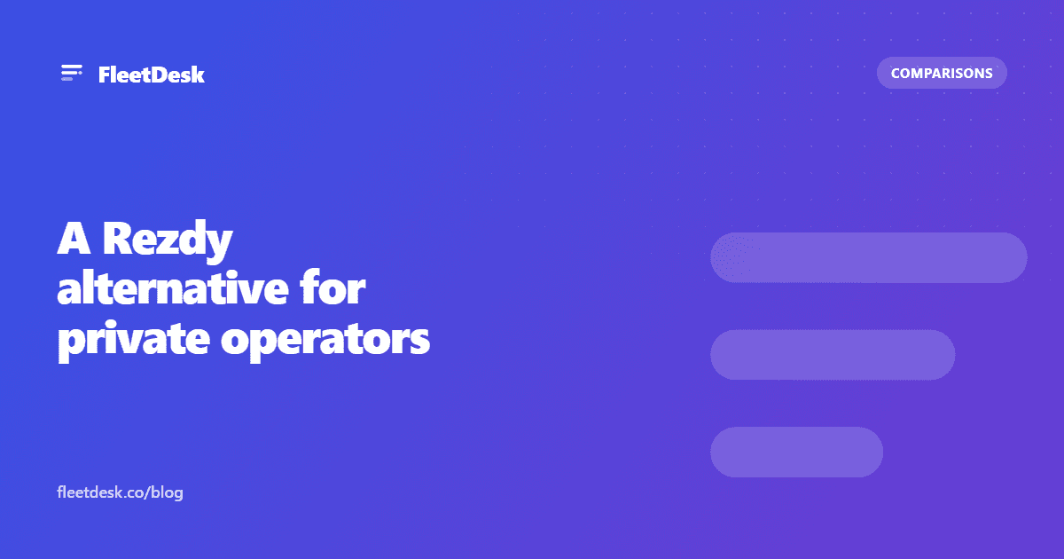 A Rezdy alternative for private and small-group operators